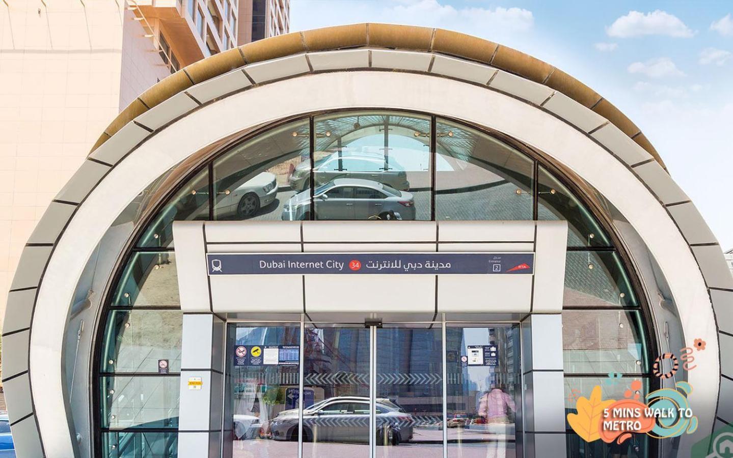 Horizon View Partition Room In Barsha Heights Near Metro Dubai Exterior foto
